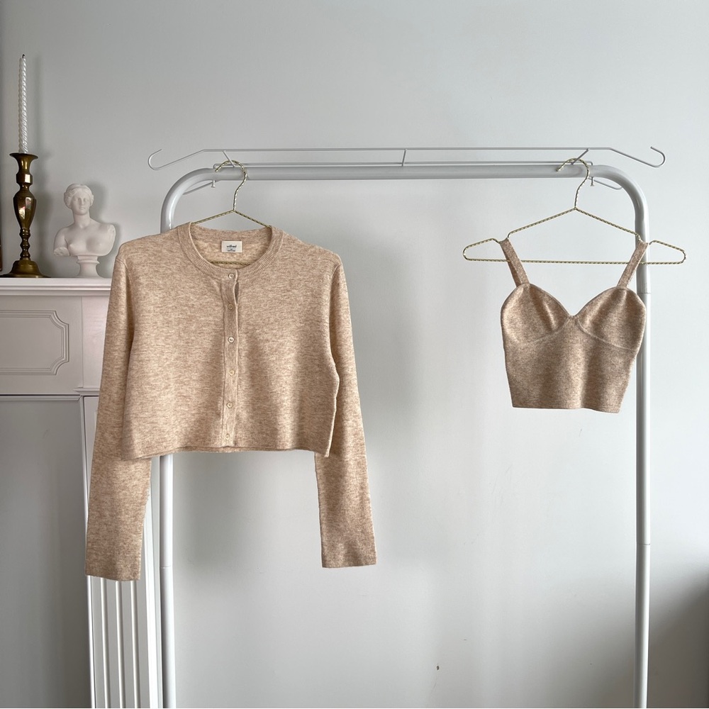 Aritzia Sicily Cardigan & Sweater Set